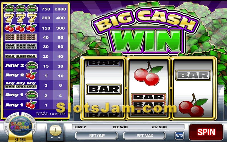 Play slots for free win cash
